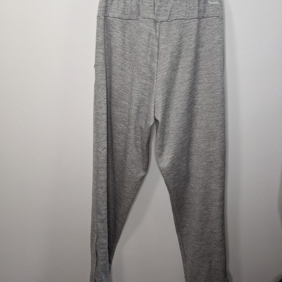 ADIDAS teams climawarm, ribbed grey jogger pants - Picture 11 of 12